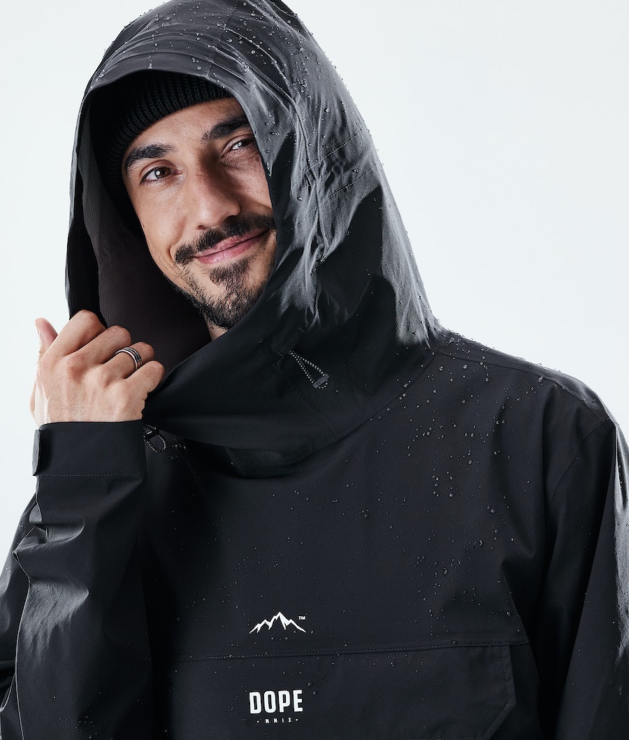 Dope Drizzard Regenjacke Herren Schwarz | 457-UATCVO