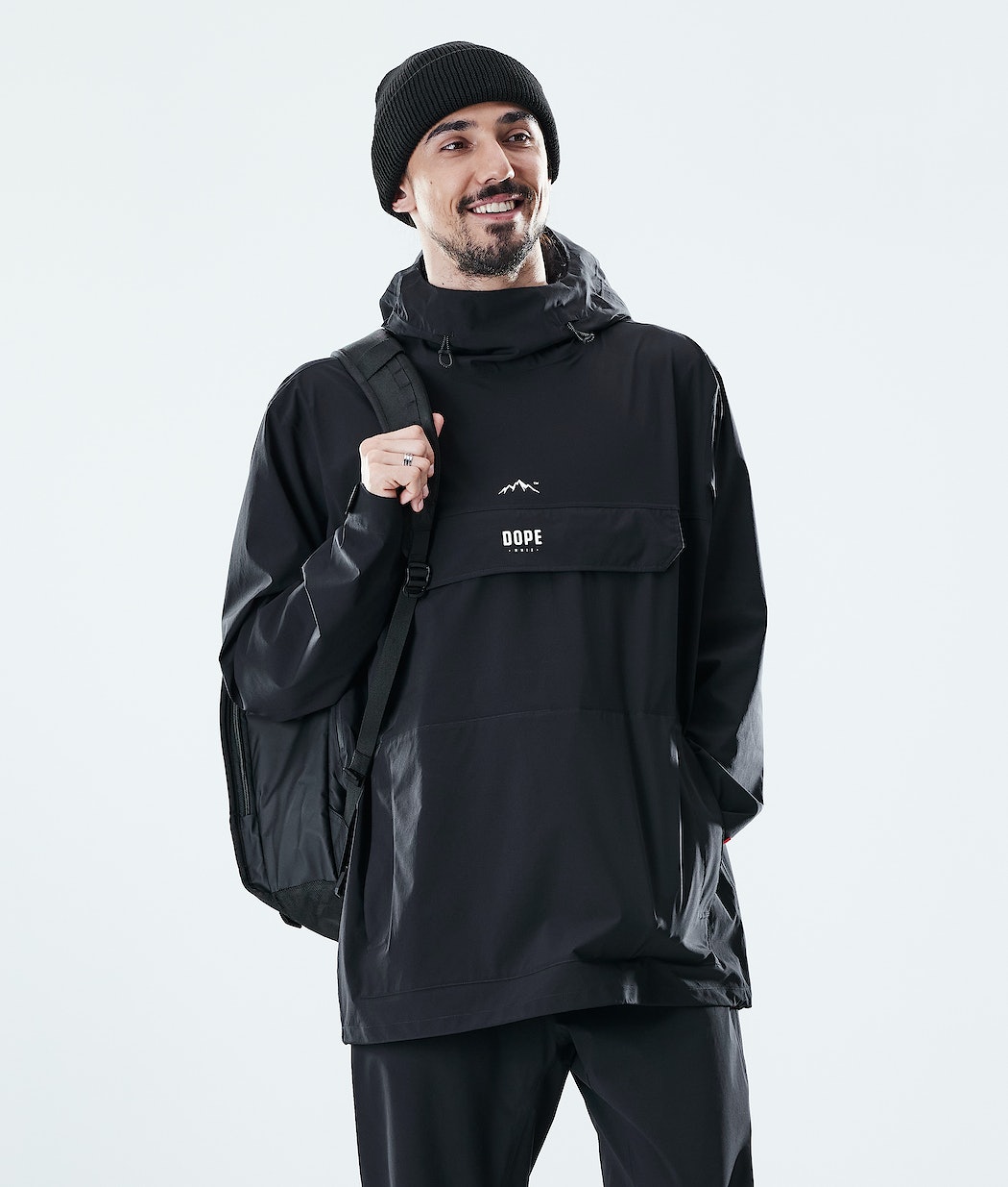 Dope Drizzard Regenjacke Herren Schwarz | 457-UATCVO