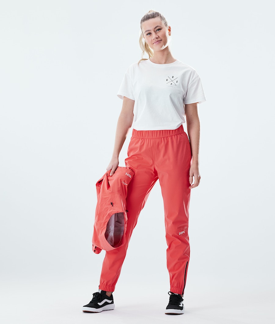 Dope Drizzard W Regenhose Damen Koralle | 294-FQYCGA