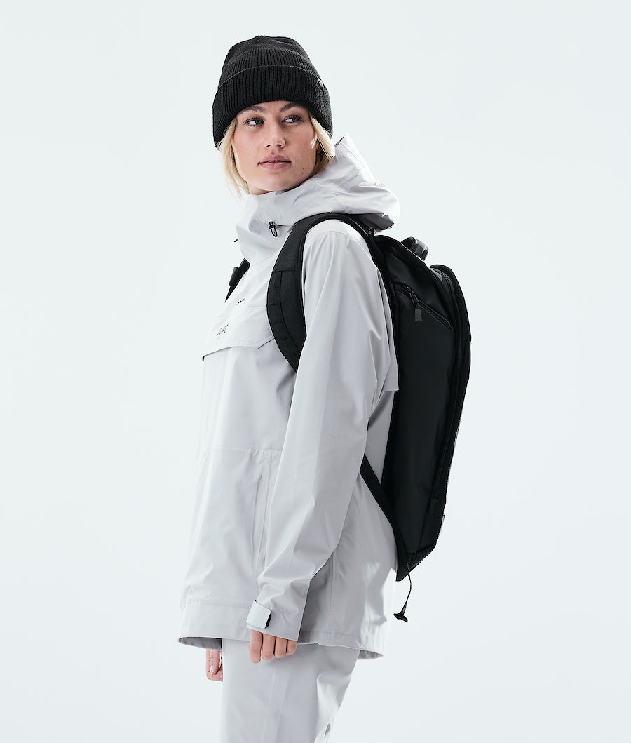 Dope Drizzard W Regenjacke Damen Hellgrau | 105-RSZNLD