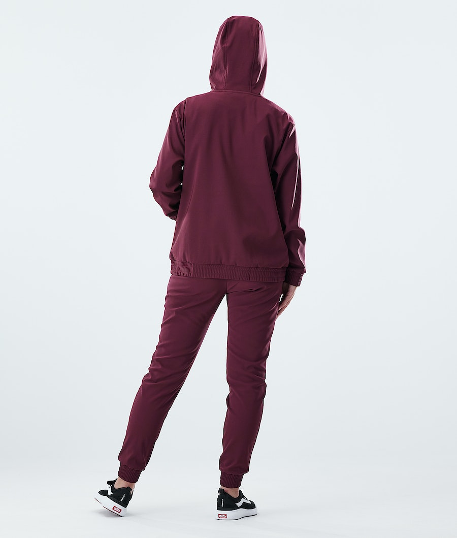 Dope Flight W PO Hoodie Damen Bordeaux | 619-PMJQBE