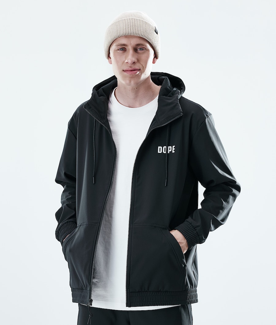 Dope Flight Zip Hoodie Herren Schwarz | 284-FVNAUG