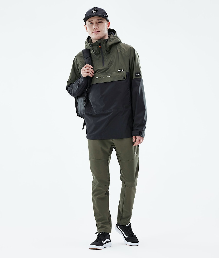 Dope Hiker Light Skijacke Herren Olivgrün Grün Schwarz | 694-WOUXCV