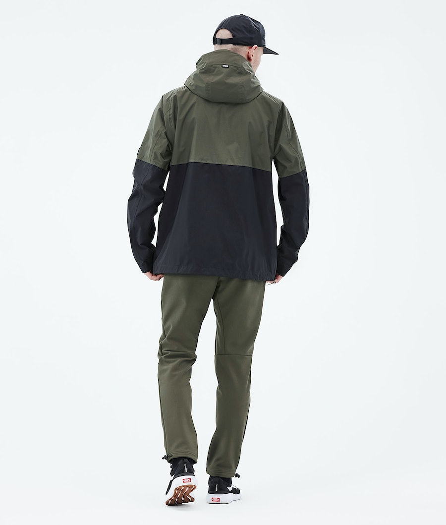 Dope Hiker Light Skijacke Herren Olivgrün Grün Schwarz | 694-WOUXCV