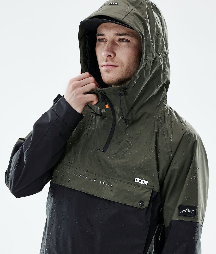 Dope Hiker Light Skijacke Herren Olivgrün Grün Schwarz | 694-WOUXCV