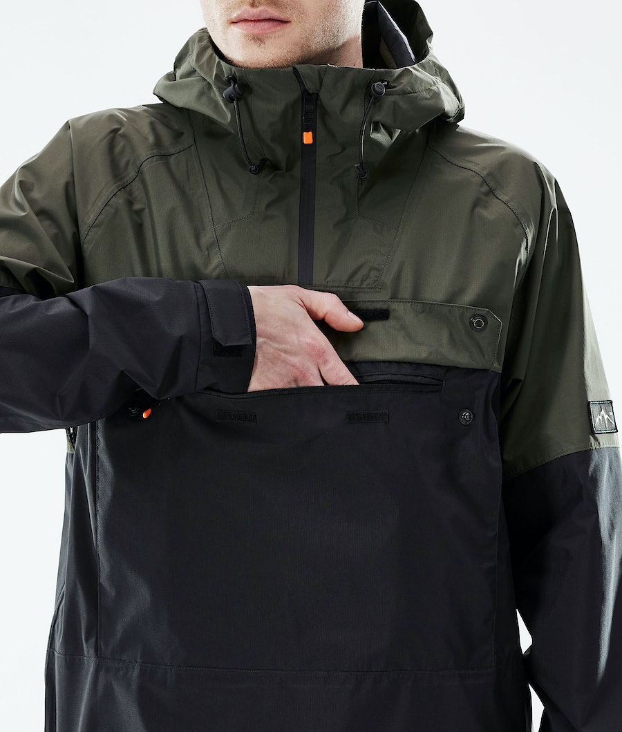 Dope Hiker Light Skijacke Herren Olivgrün Grün Schwarz | 694-WOUXCV