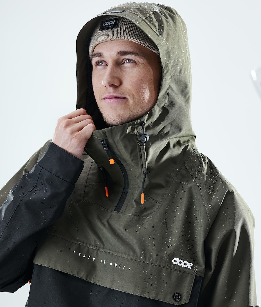Dope Hiker Skijacke Herren Olivgrün Grün Schwarz | 407-URJLXT