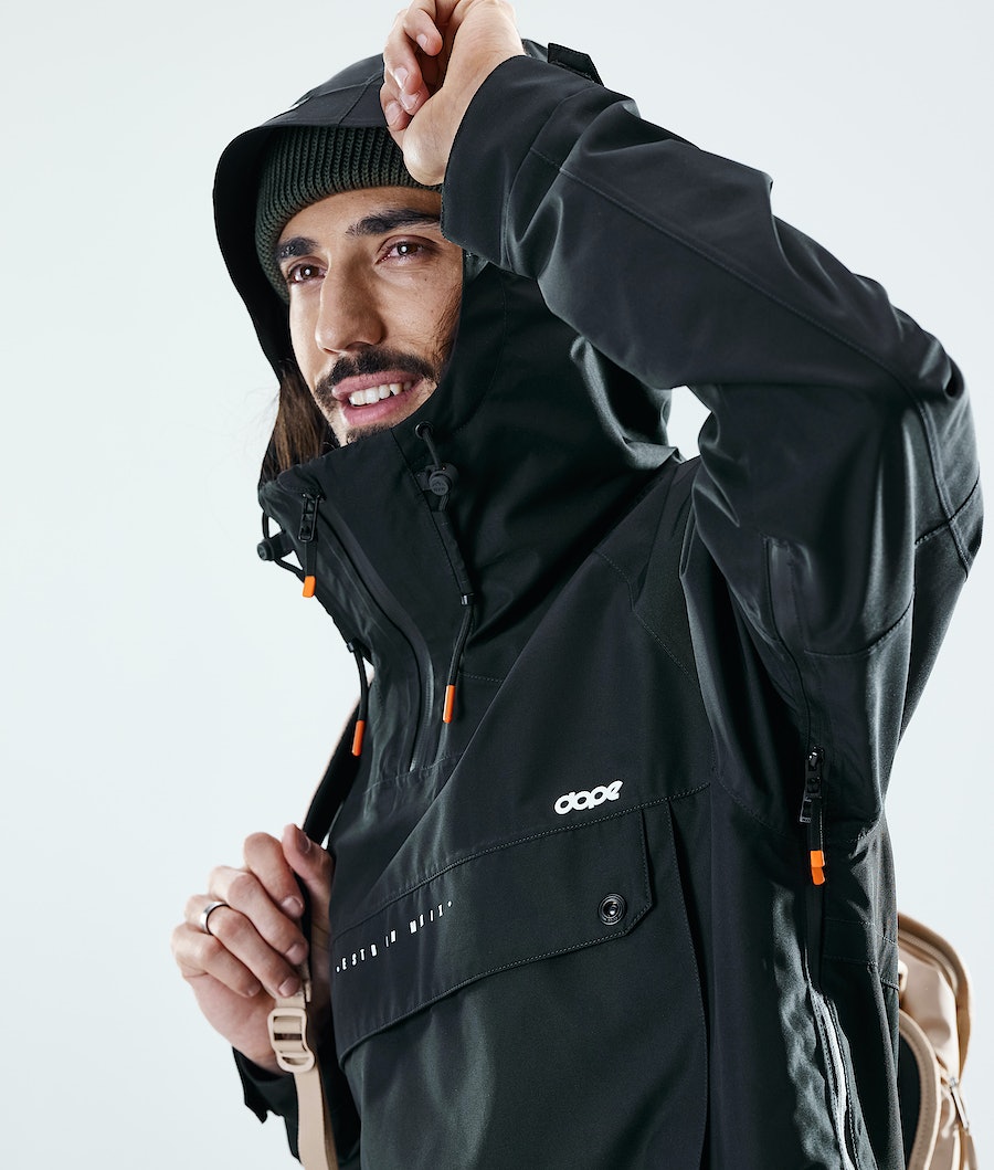 Dope Hiker Skijacke Herren Schwarz | 598-PMFRQH