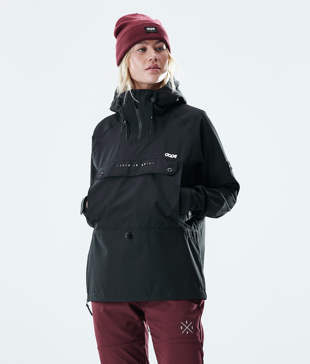 Dope Hiker W Skijacke Damen Schwarz | 364-DYJALR