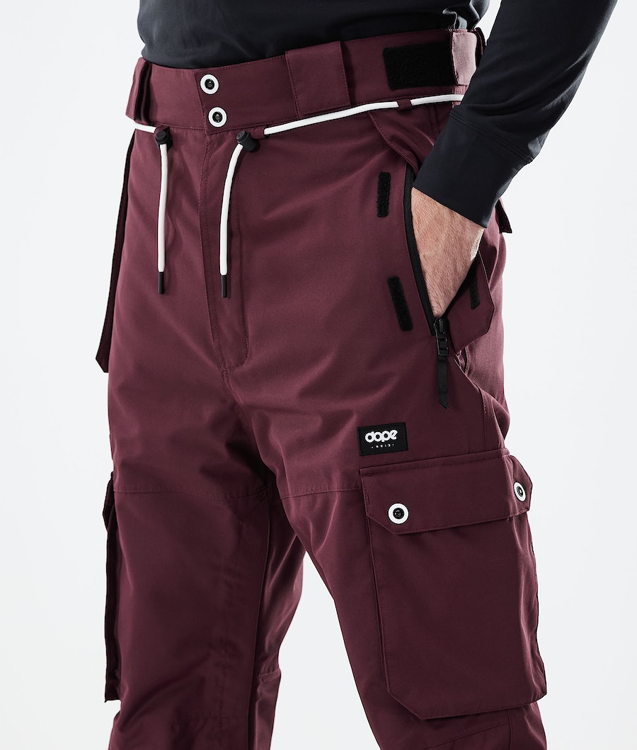 Dope Iconic 2021 Snowboardhosen Herren Bordeaux | 103-WQCFZK