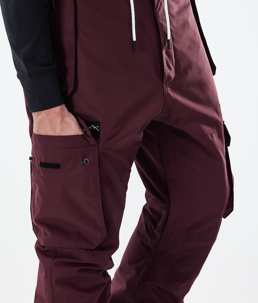 Dope Iconic 2021 Snowboardhosen Herren Bordeaux | 103-WQCFZK
