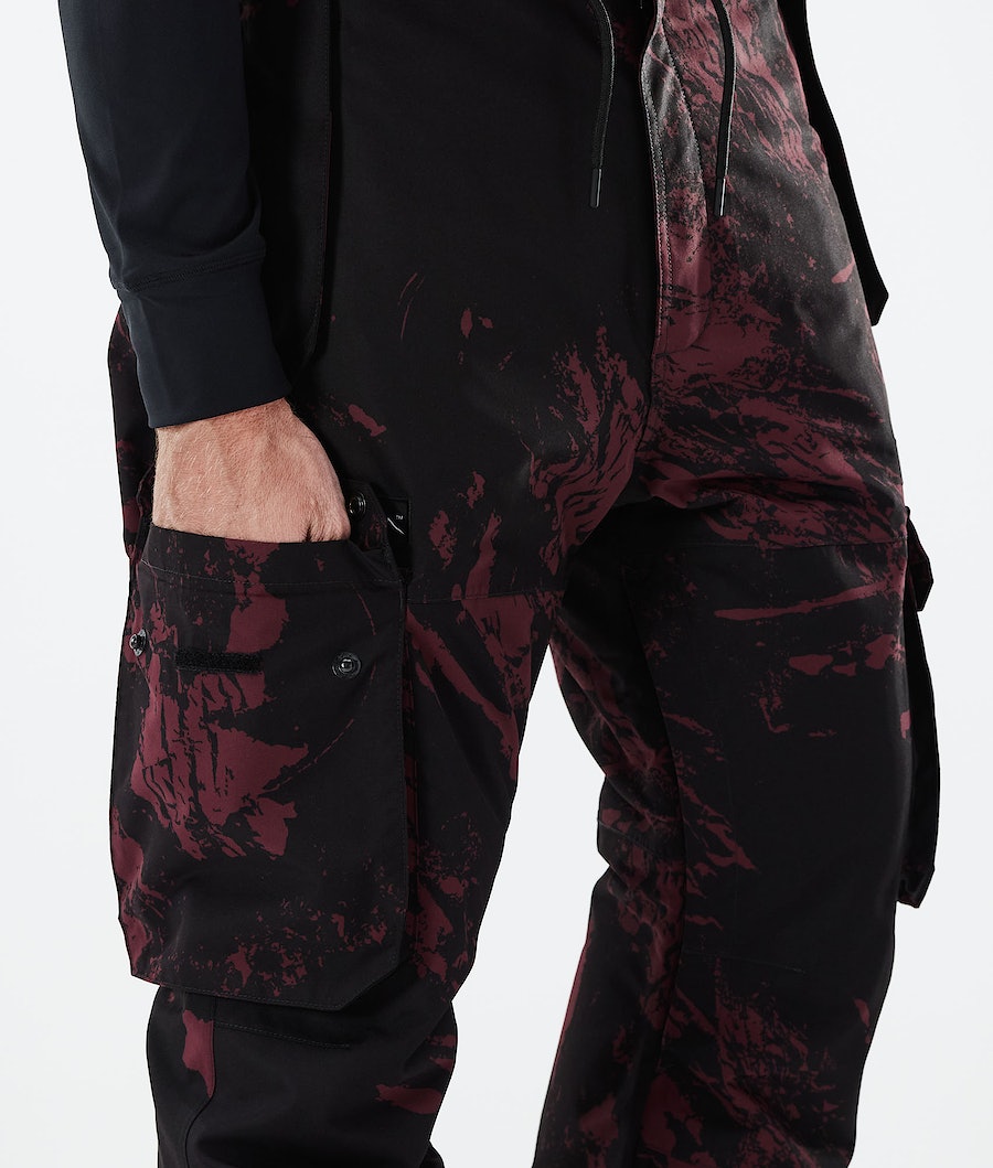 Dope Iconic 2021 Snowboardhosen Herren Bordeaux | 321-MVYDBP