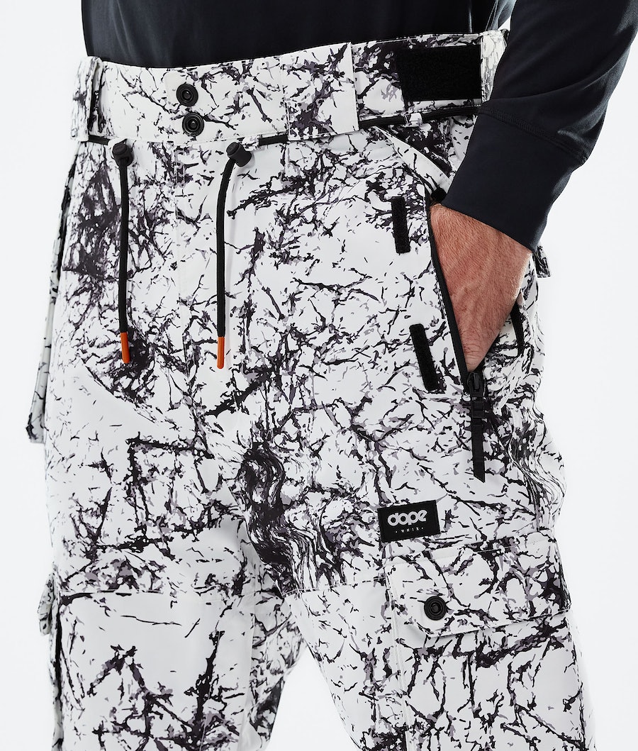 Dope Iconic 2021 Snowboardhosen Herren Weiß Schwarz | 496-UAECPX