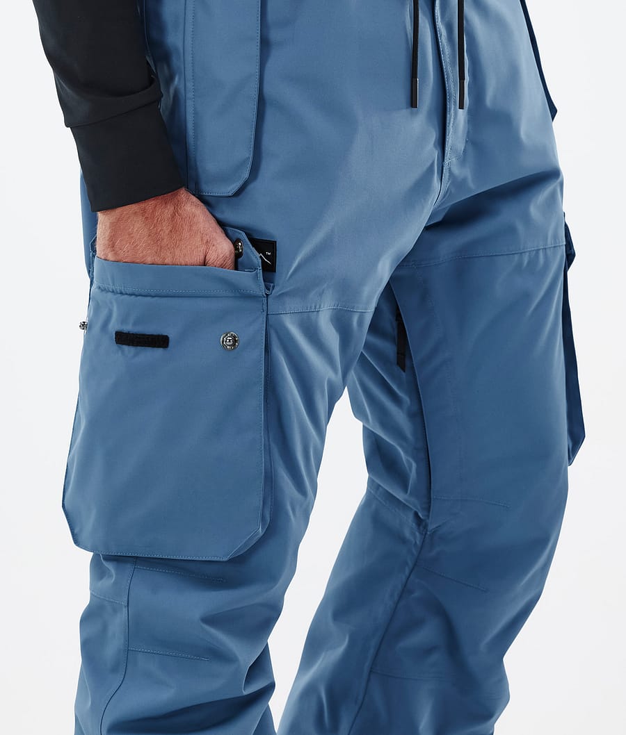 Dope Iconic Snowboardhosen Herren Blau Grau | 279-KTVENW