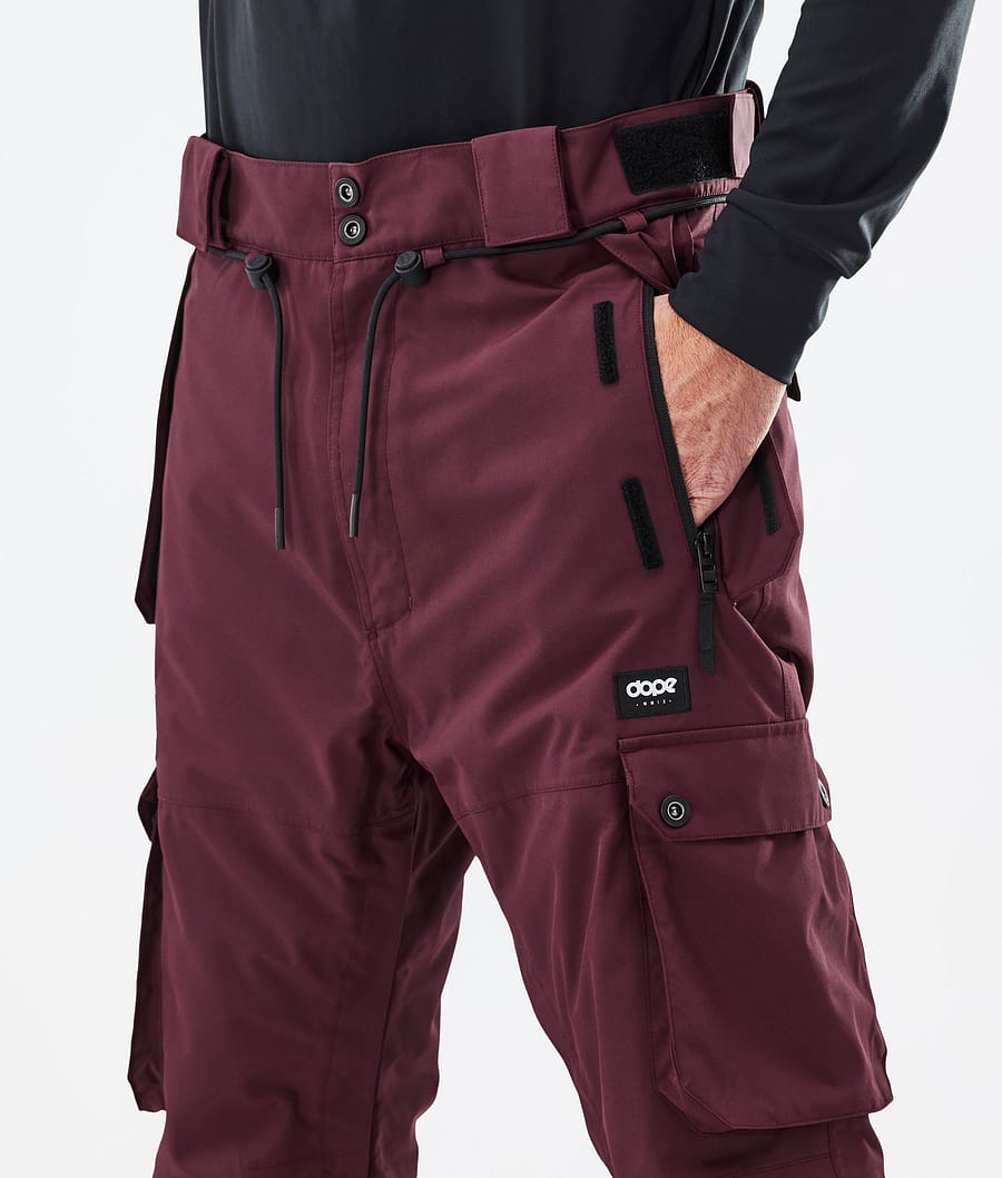 Dope Iconic Snowboardhosen Herren Bordeaux | 042-SWJVTF
