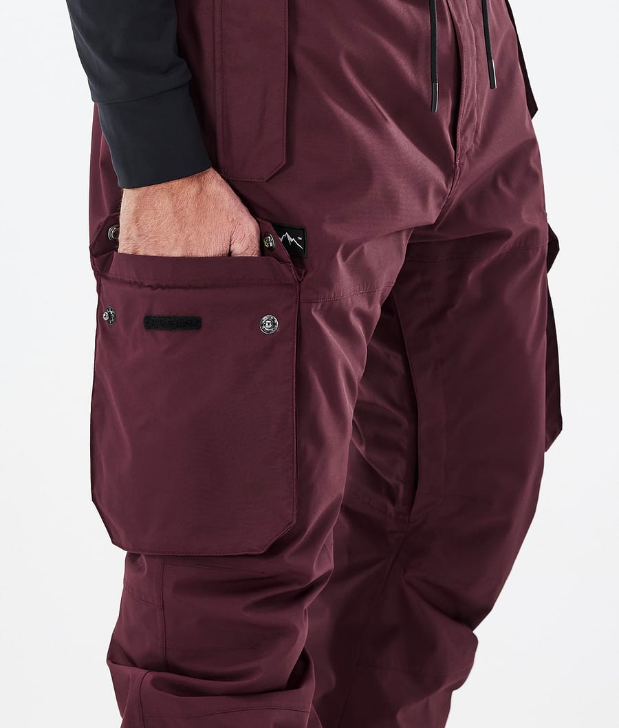 Dope Iconic Snowboardhosen Herren Bordeaux | 042-SWJVTF