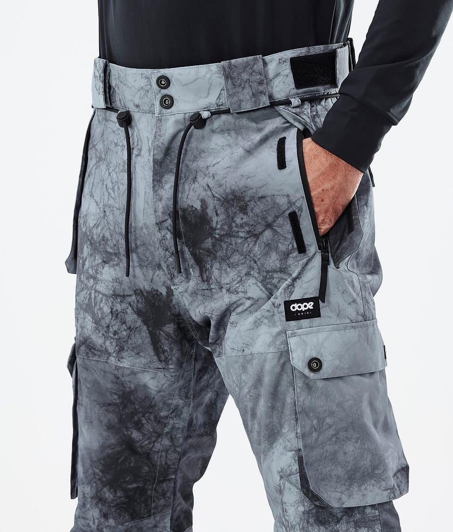 Dope Iconic Snowboardhosen Herren Grau Blau Schwarz | 967-OWDFPV