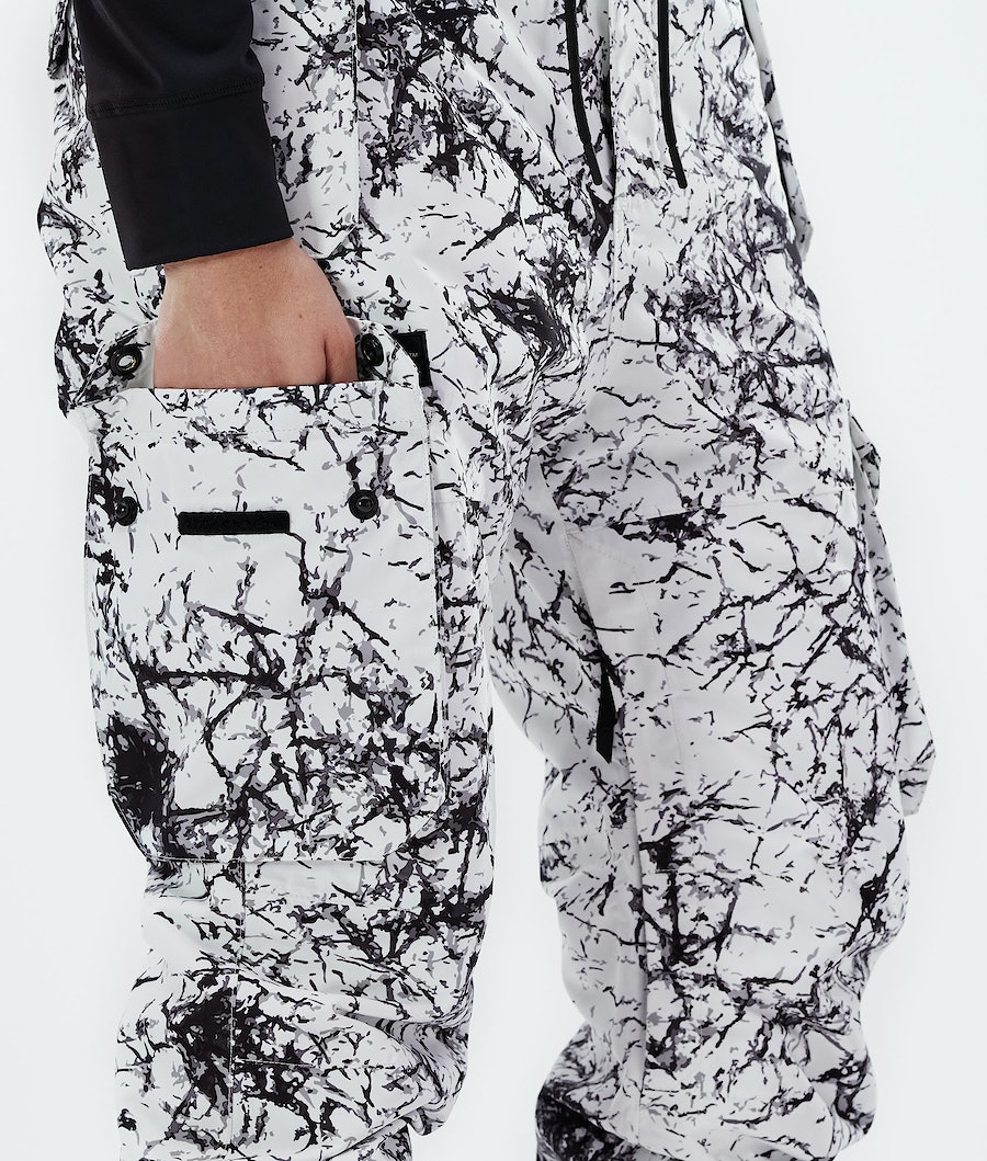 Dope Iconic W 2021 Snowboardhosen Damen Weiß Schwarz | 617-CVJNLO
