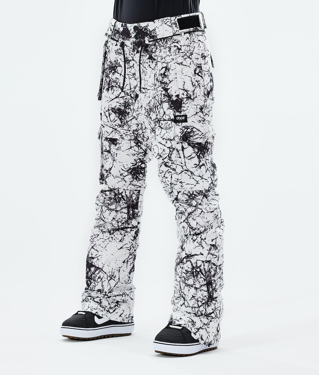 Dope Iconic W 2021 Snowboardhosen Damen Weiß Schwarz | 617-CVJNLO