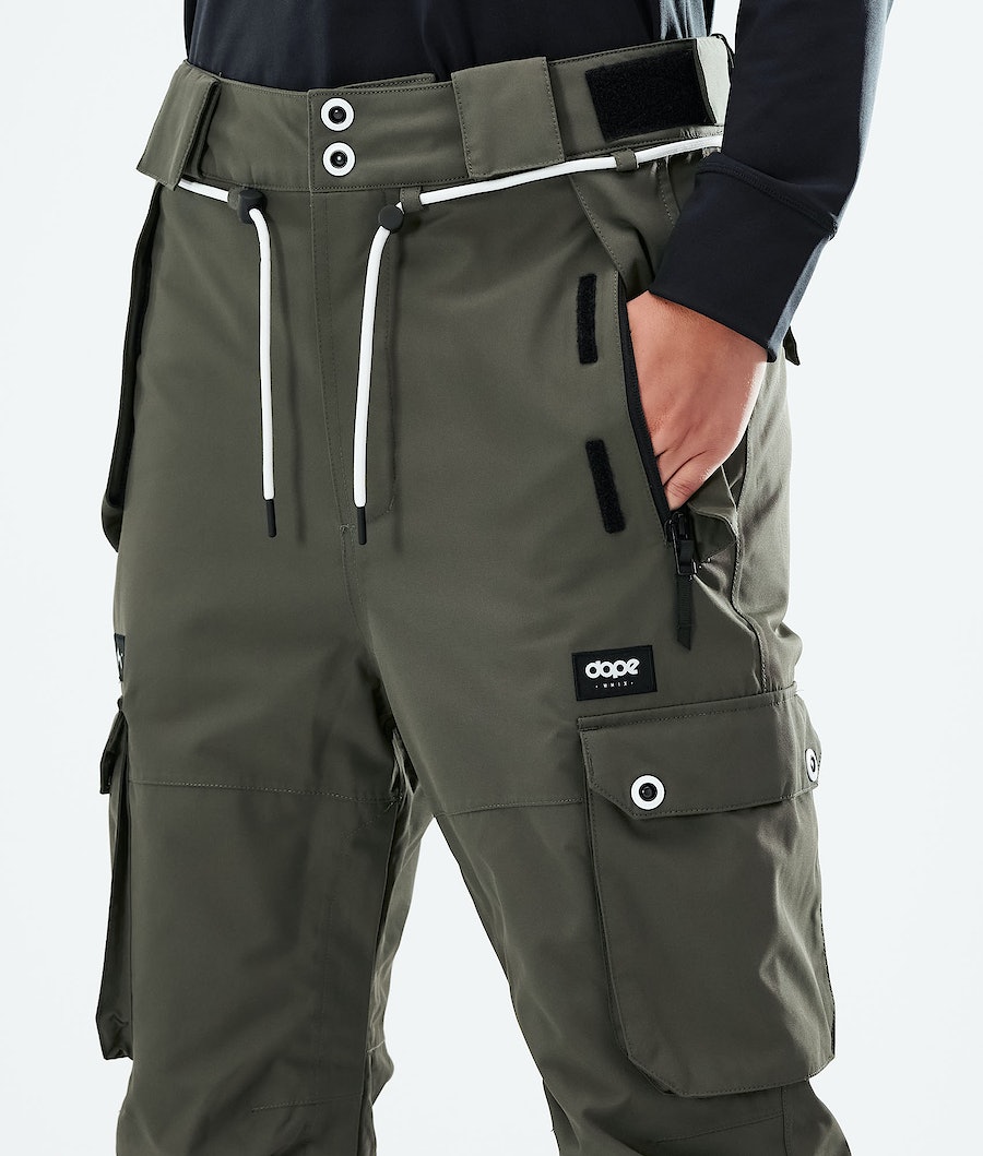 Dope Iconic W 2021 Snowboardhosen Damen Olivgrün Grün | 971-BEQYON