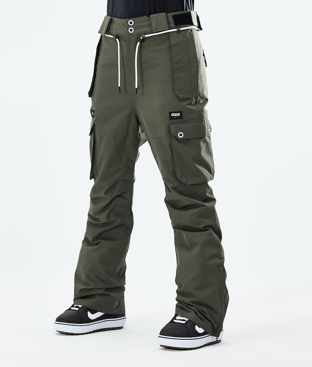 Dope Iconic W 2021 Snowboardhosen Damen Olivgrün Grün | 971-BEQYON