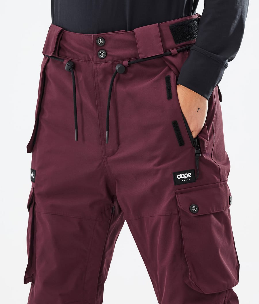 Dope Iconic W Snowboardhosen Damen Bordeaux | 384-UEMPBL