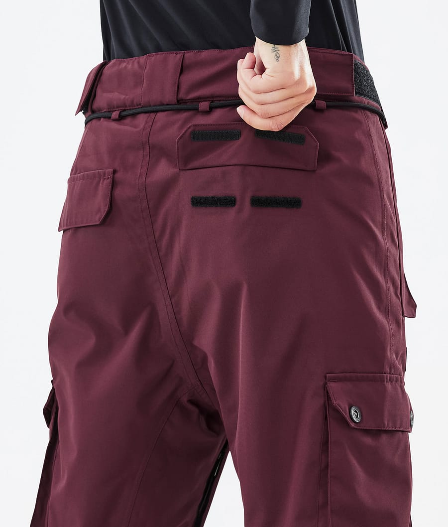 Dope Iconic W Snowboardhosen Damen Bordeaux | 384-UEMPBL