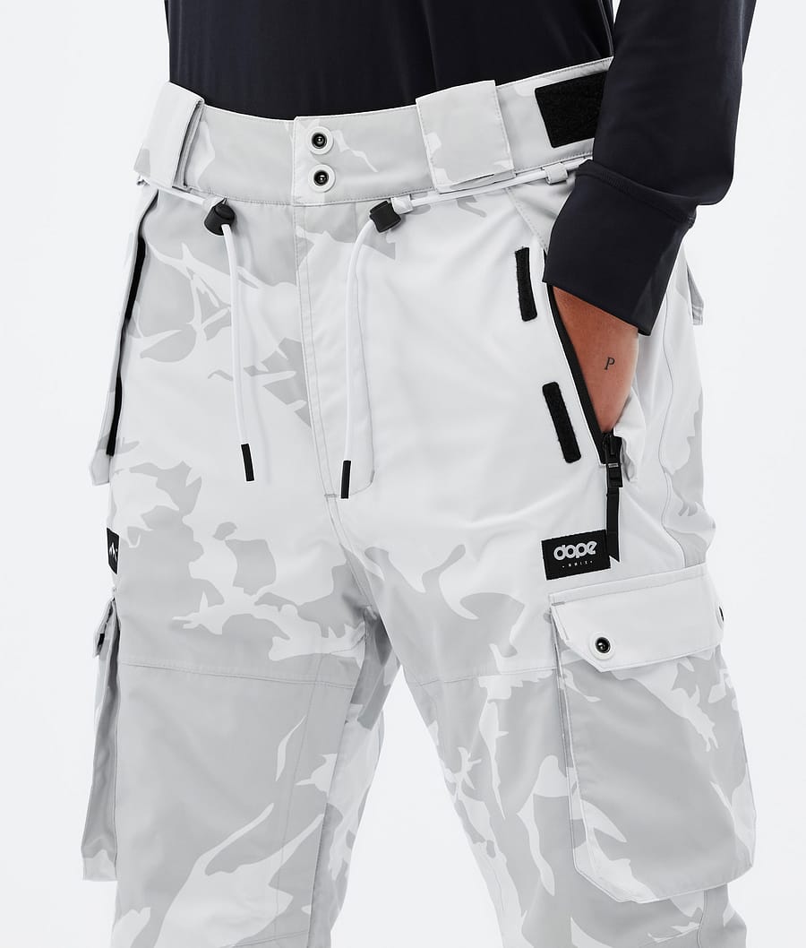 Dope Iconic W Snowboardhosen Damen Grau Camouflage | 579-CYSOTX