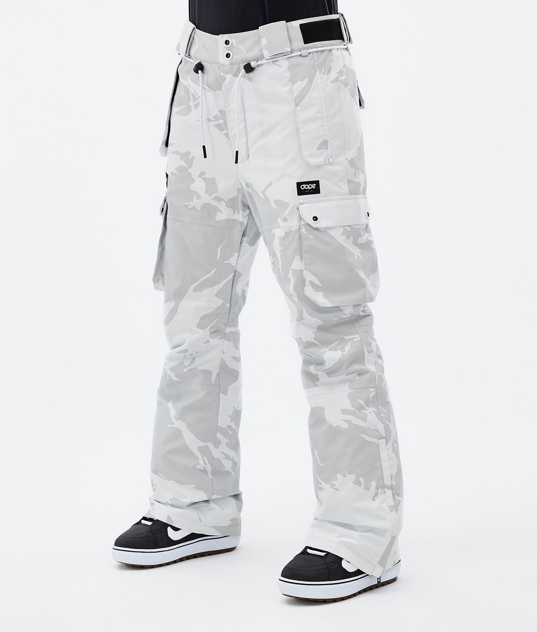 Dope Iconic W Snowboardhosen Damen Grau Camouflage | 579-CYSOTX