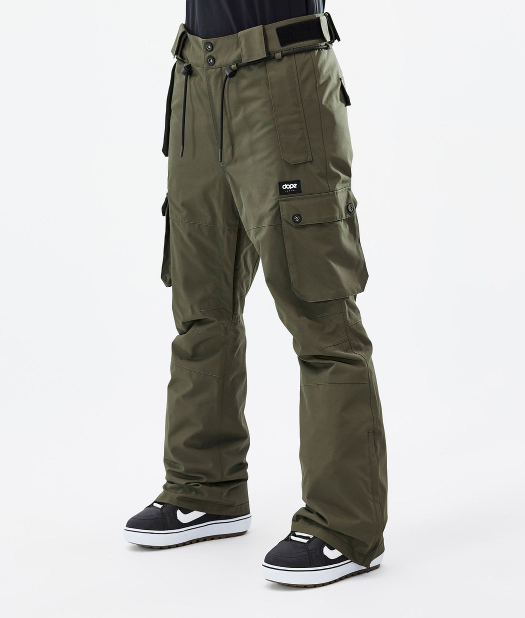 Dope Iconic W Snowboardhosen Damen Olivgrün Grün | 381-WJEUQD