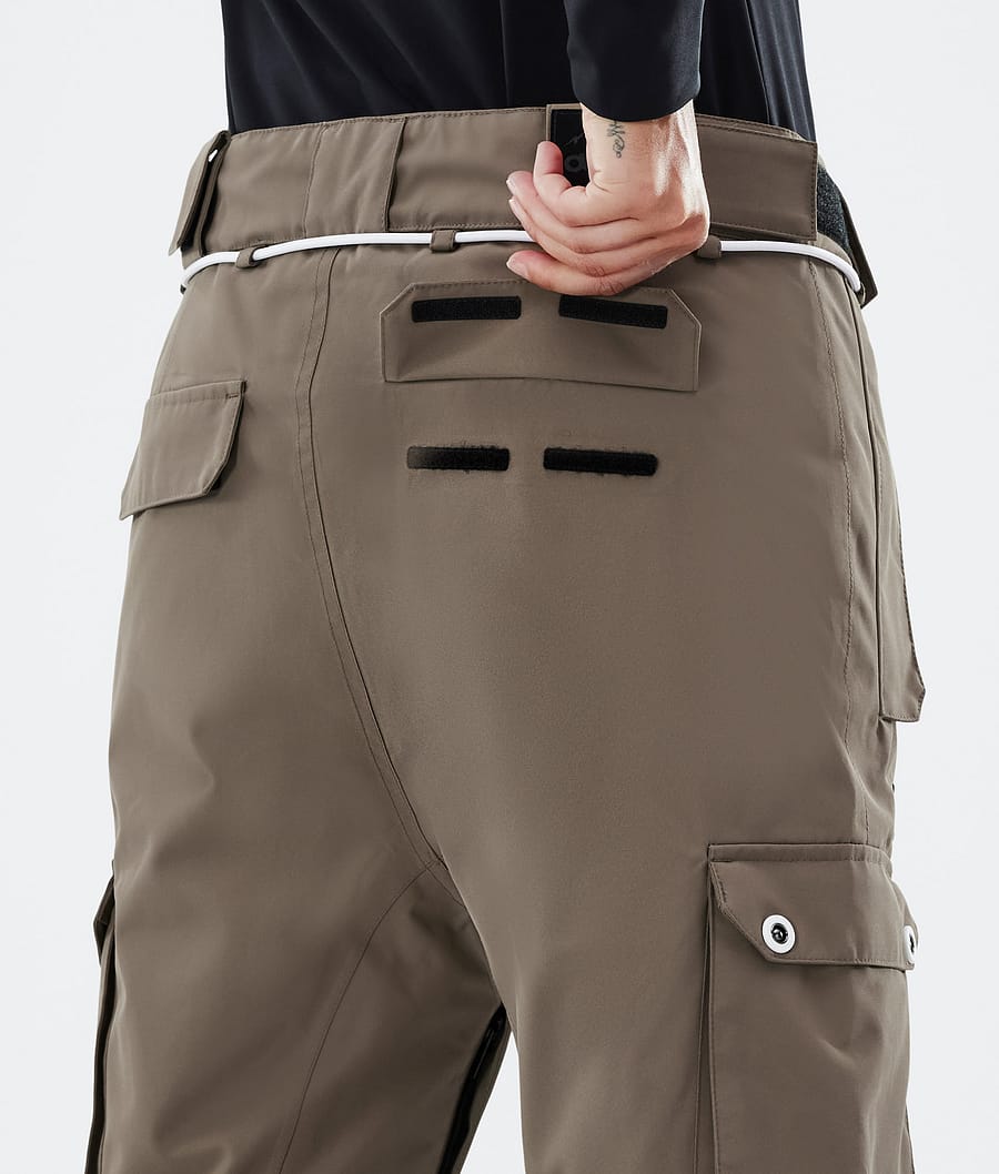 Dope Iconic W Snowboardhosen Damen Tiefesbraun | 482-DPLKTO