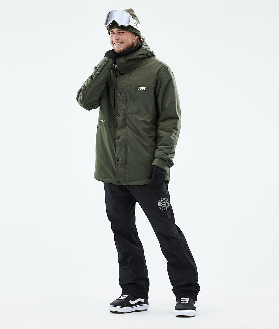 Dope Insulated Snowboardjacke Herren Olivgrün Grün | 186-PMFVZG