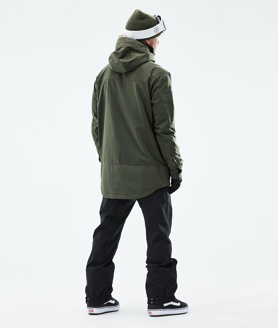 Dope Insulated Snowboardjacke Herren Olivgrün Grün | 186-PMFVZG