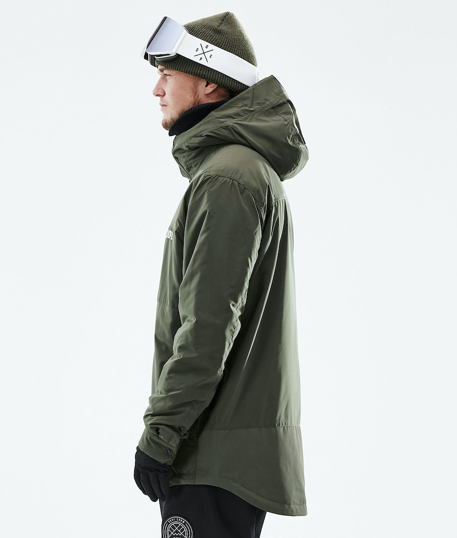 Dope Insulated Snowboardjacke Herren Olivgrün Grün | 186-PMFVZG