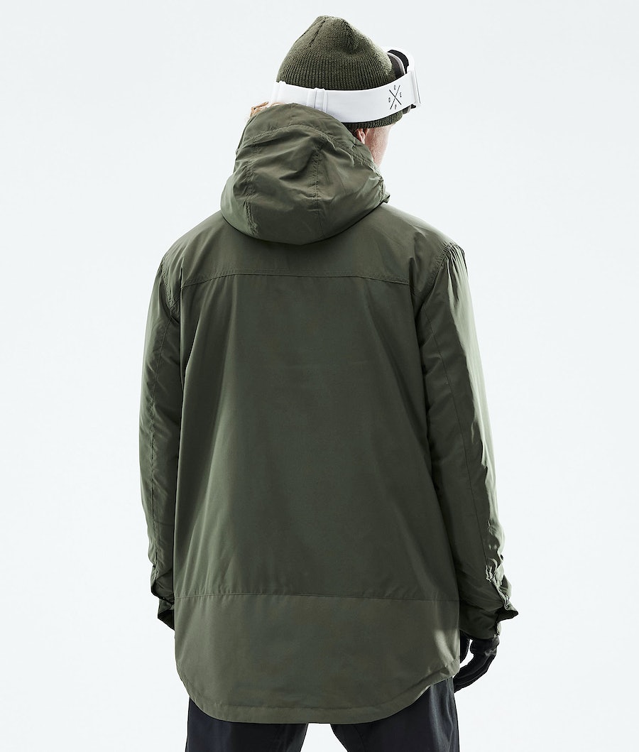 Dope Insulated Snowboardjacke Herren Olivgrün Grün | 186-PMFVZG