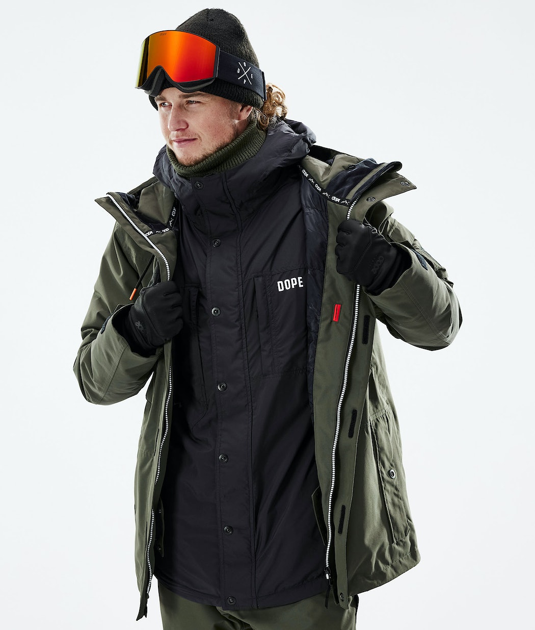 Dope Insulated Snowboardjacke Herren Schwarz | 901-FMGYWE