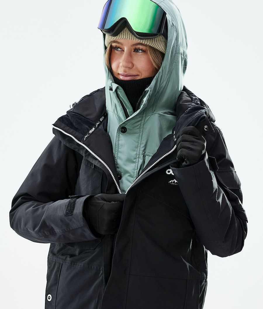 Dope Insulated W Snowboardjacke Damen Grün | 749-GAZKQE