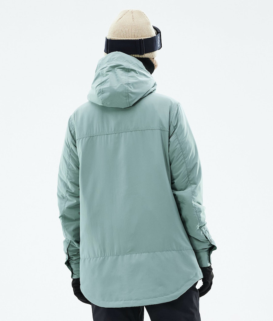 Dope Insulated W Snowboardjacke Damen Grün | 749-GAZKQE