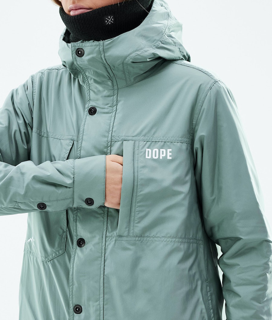 Dope Insulated W Snowboardjacke Damen Grün | 749-GAZKQE