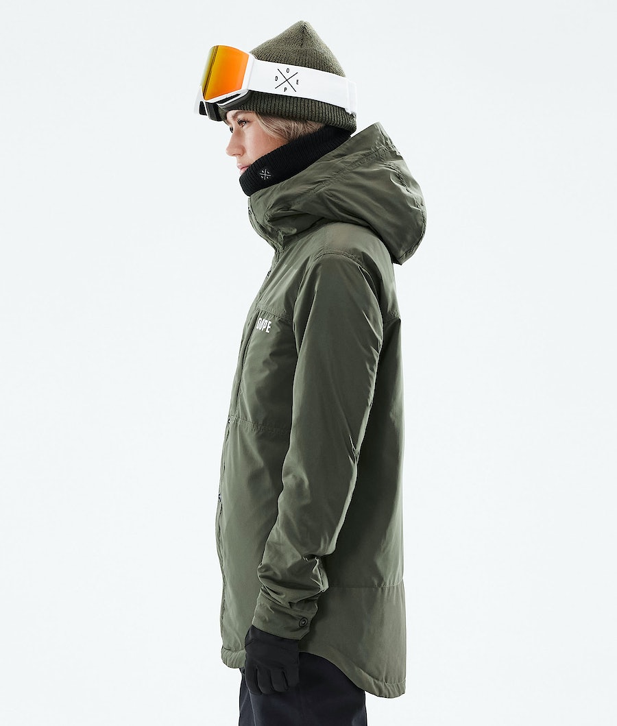 Dope Insulated W Snowboardjacke Damen Olivgrün Grün | 013-LCAWKU