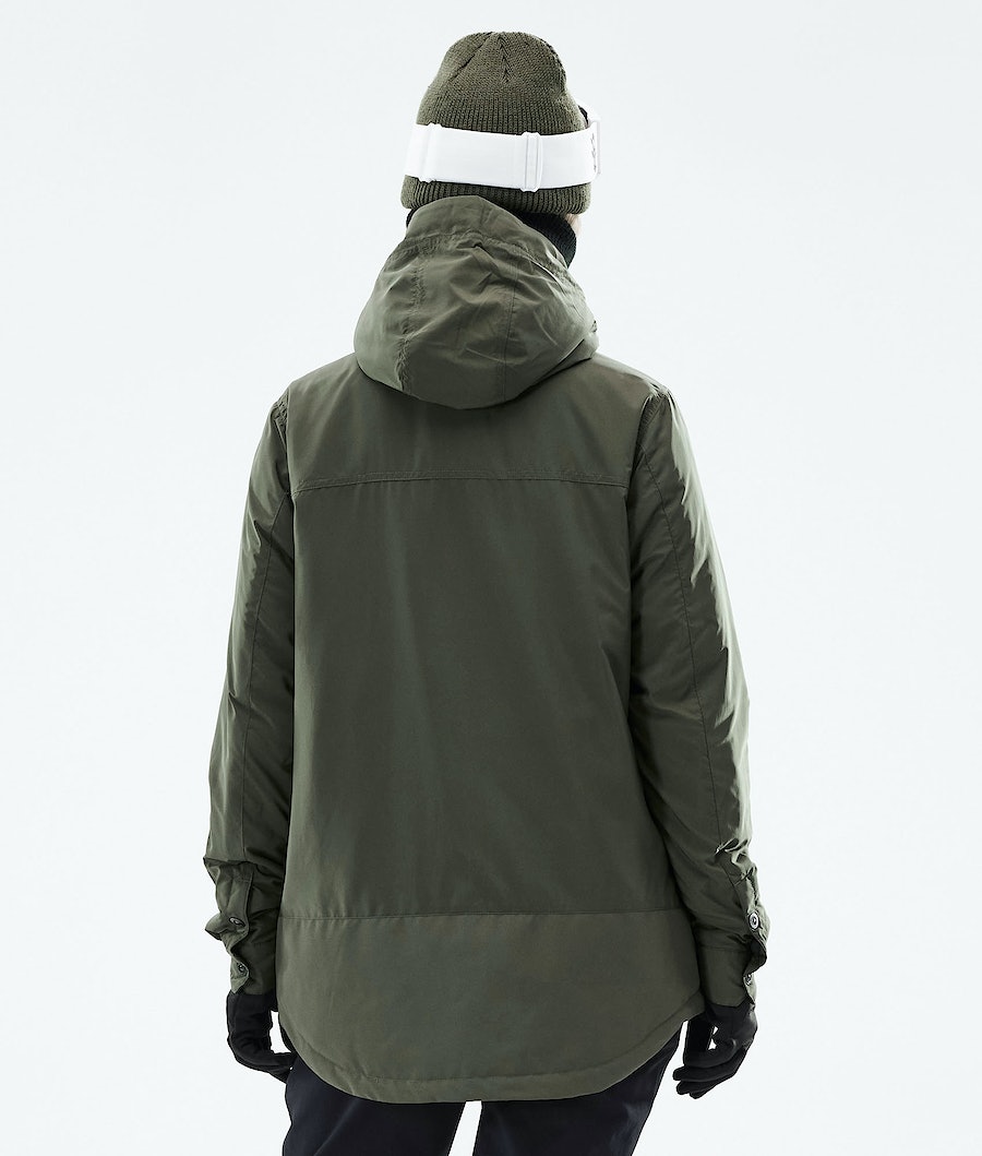 Dope Insulated W Snowboardjacke Damen Olivgrün Grün | 013-LCAWKU