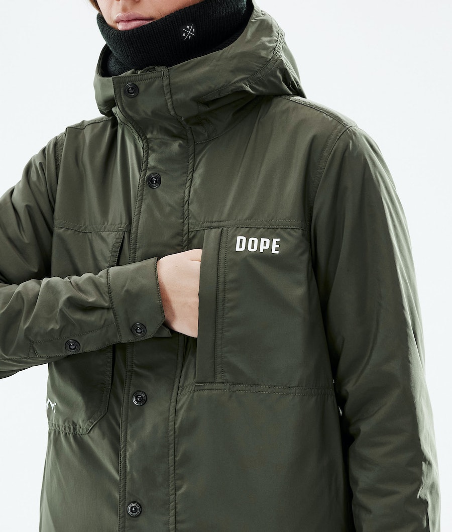 Dope Insulated W Snowboardjacke Damen Olivgrün Grün | 013-LCAWKU
