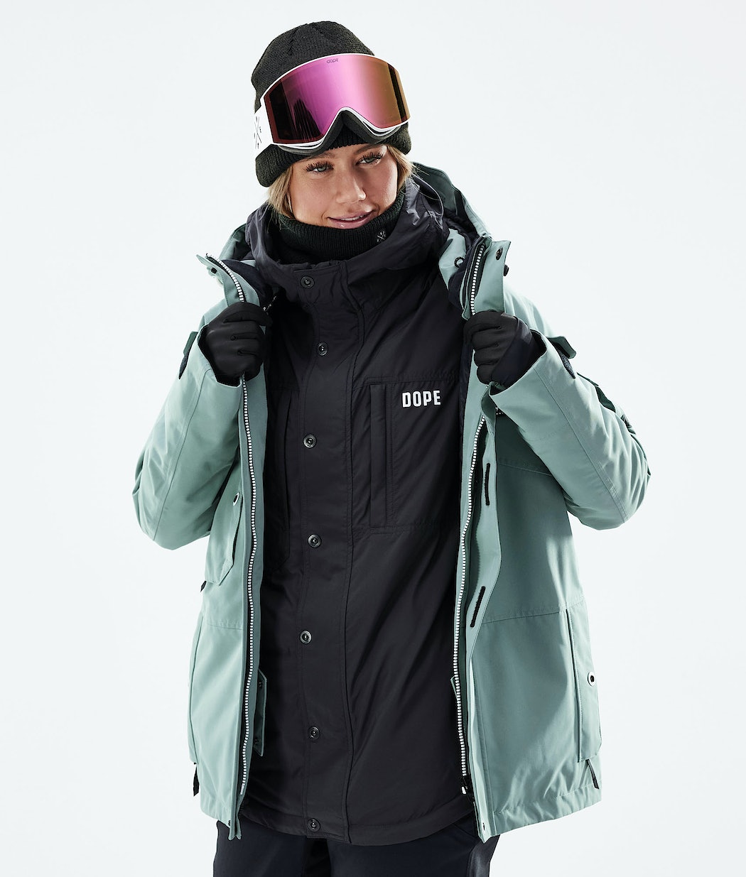 Dope Insulated W Snowboardjacke Damen Schwarz | 605-LOHXEA