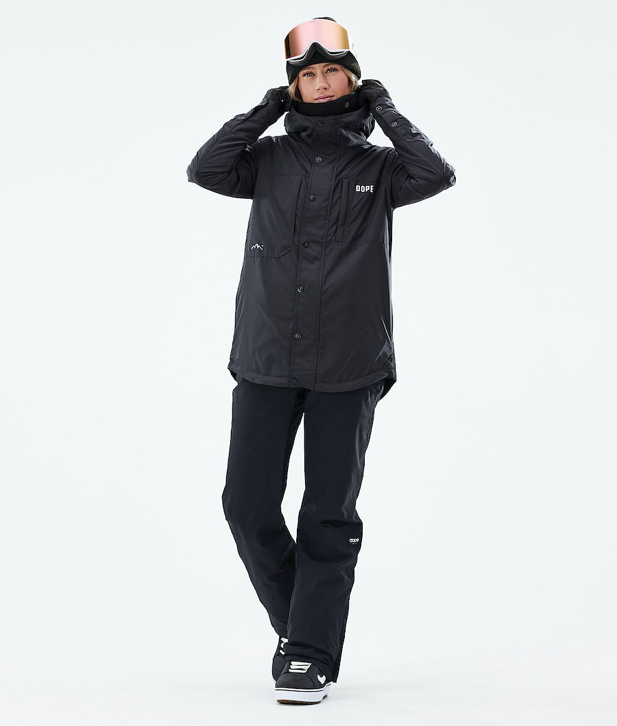 Dope Insulated W Snowboardjacke Damen Schwarz | 605-LOHXEA