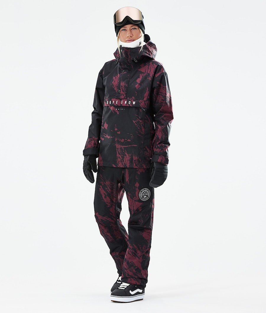 Dope Legacy W 2021 Snowboardjacke Damen Bordeaux | 546-MYFHIL