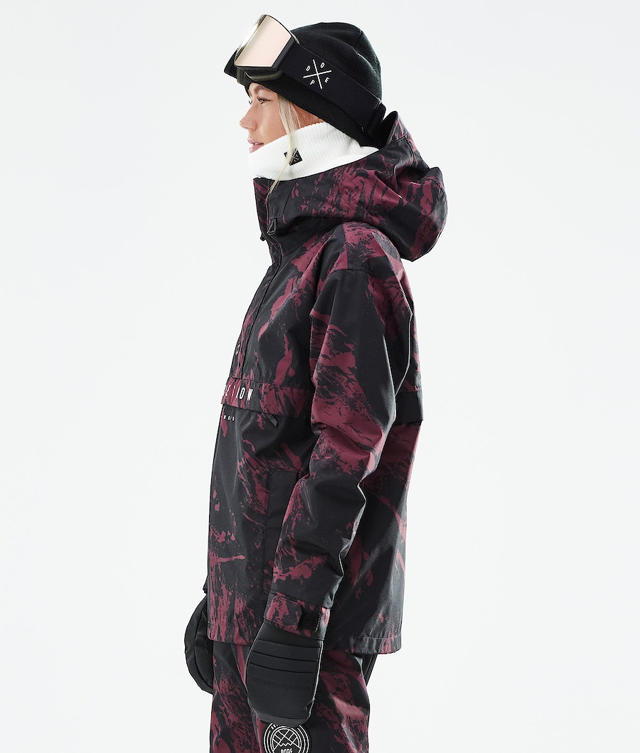Dope Legacy W 2021 Snowboardjacke Damen Bordeaux | 546-MYFHIL