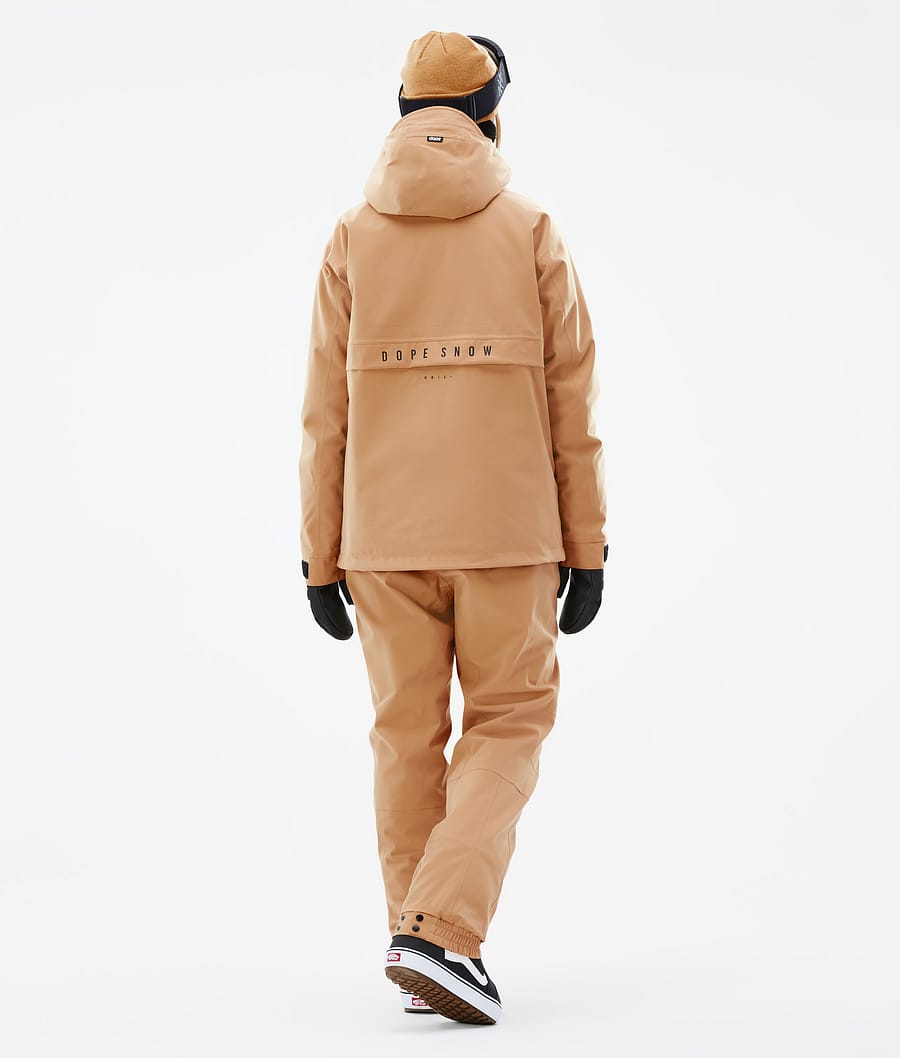 Dope Legacy W Snowboardjacke Damen Khaki Gelb | 394-WBCMOY