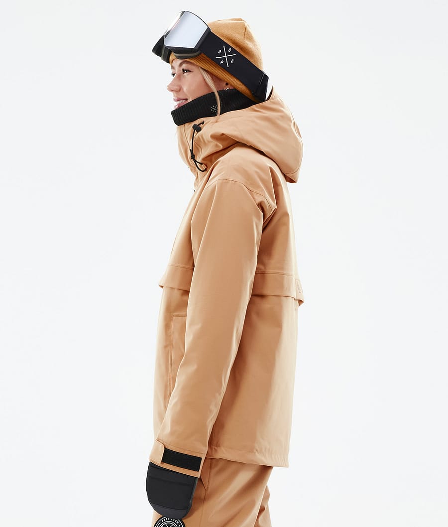 Dope Legacy W Snowboardjacke Damen Khaki Gelb | 394-WBCMOY