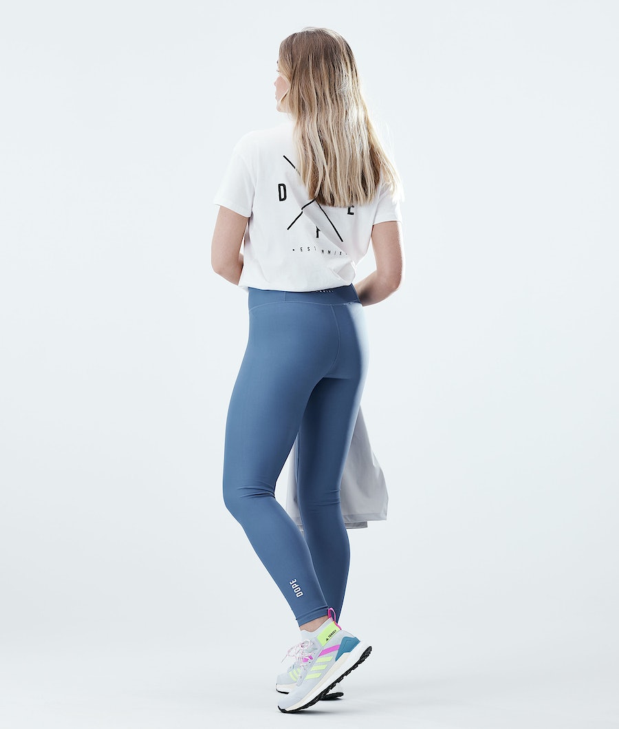 Dope Lofty Leggings Damen Blau Grau | 918-DXTLBF