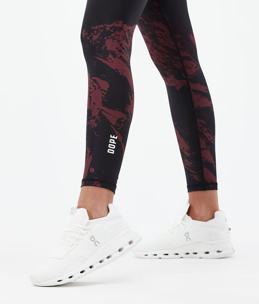Dope Lofty Leggings Damen Bordeaux | 068-LMJZIP
